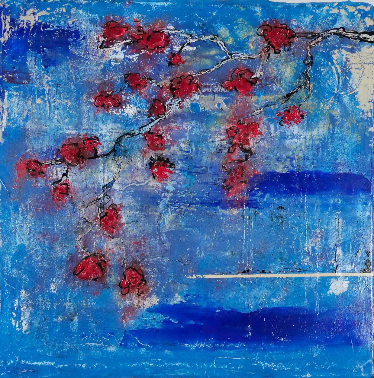 FLEURS SUR LA LIGNE