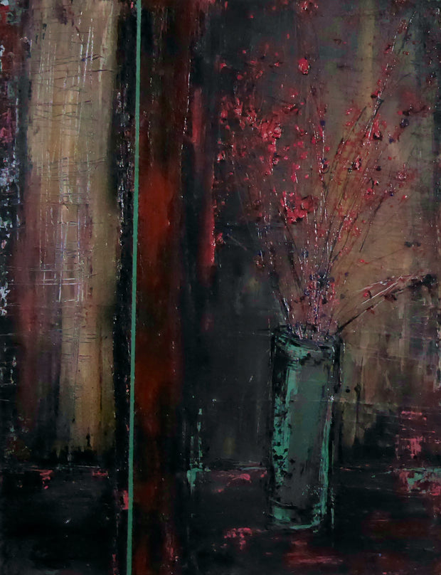 BOUQUET D'HIVER LIGNE VERT DE GRIS