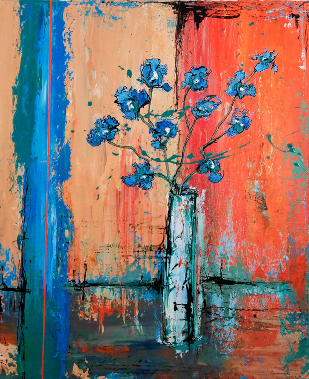 LIGNE BLEU BOUQUET SUSPENDU